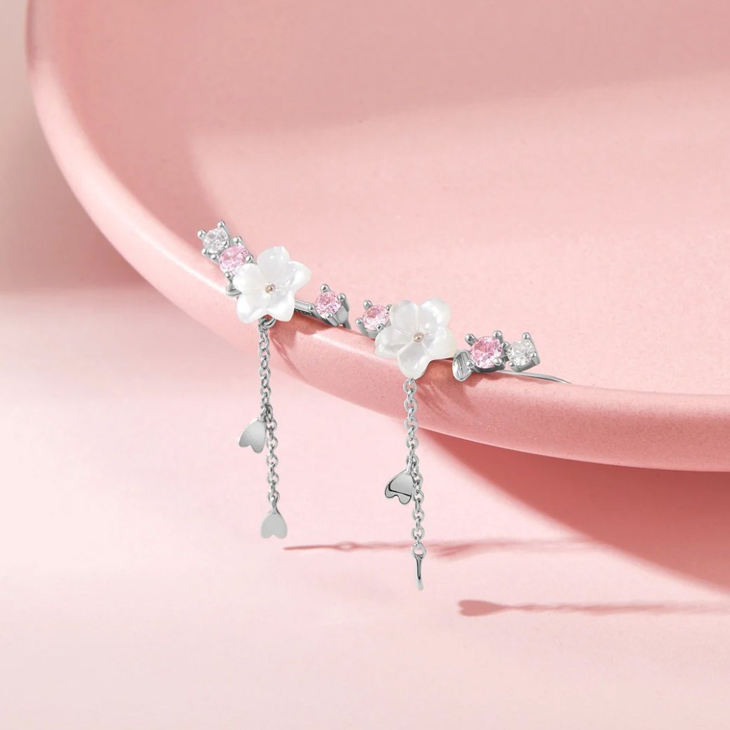 桜の花のイヤリング