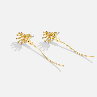 ウィッシュ ダンデライオン 18K ゴールド ピアス